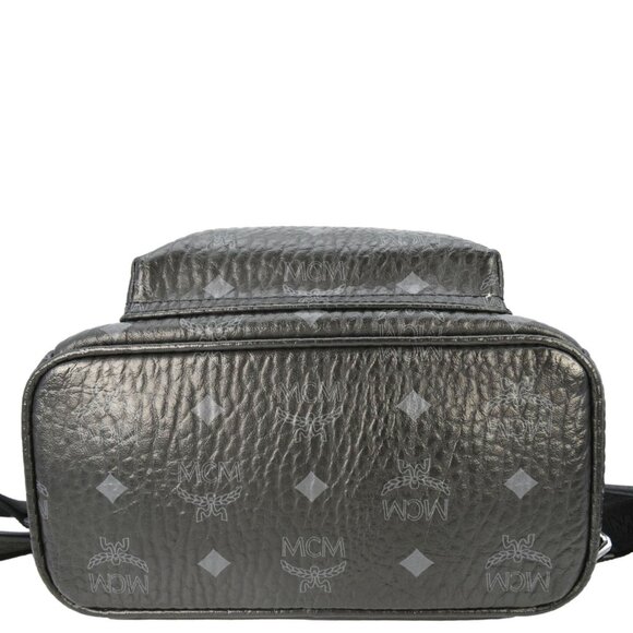MCM  Stark Side Stud Visetos Canvas Backpack Bag Black main image 9